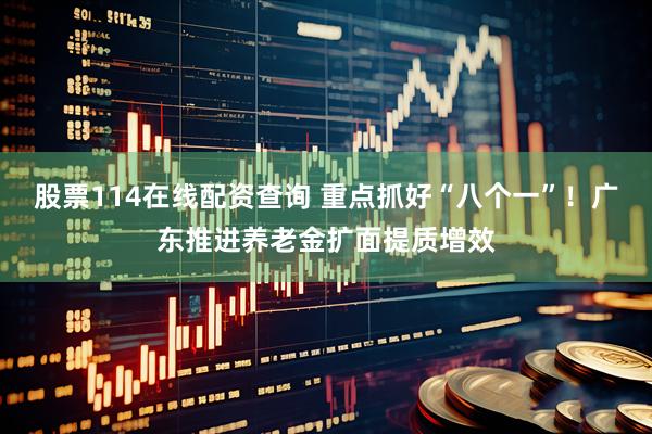 股票114在线配资查询 重点抓好“八个一”！广东推进养老金扩面提质增效